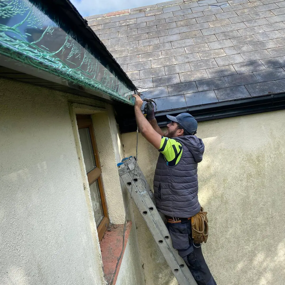 Full roof drainage system setup – guttering-services Dublin, Kildare, Wicklow